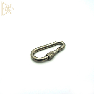 Stainless Steel Spring Snap Hooks With Screw Nut