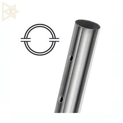Pre-drilled Stainless Steel Intermediate Round Post 