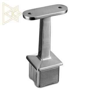 Stainless Square Fixed Flat Post Cap